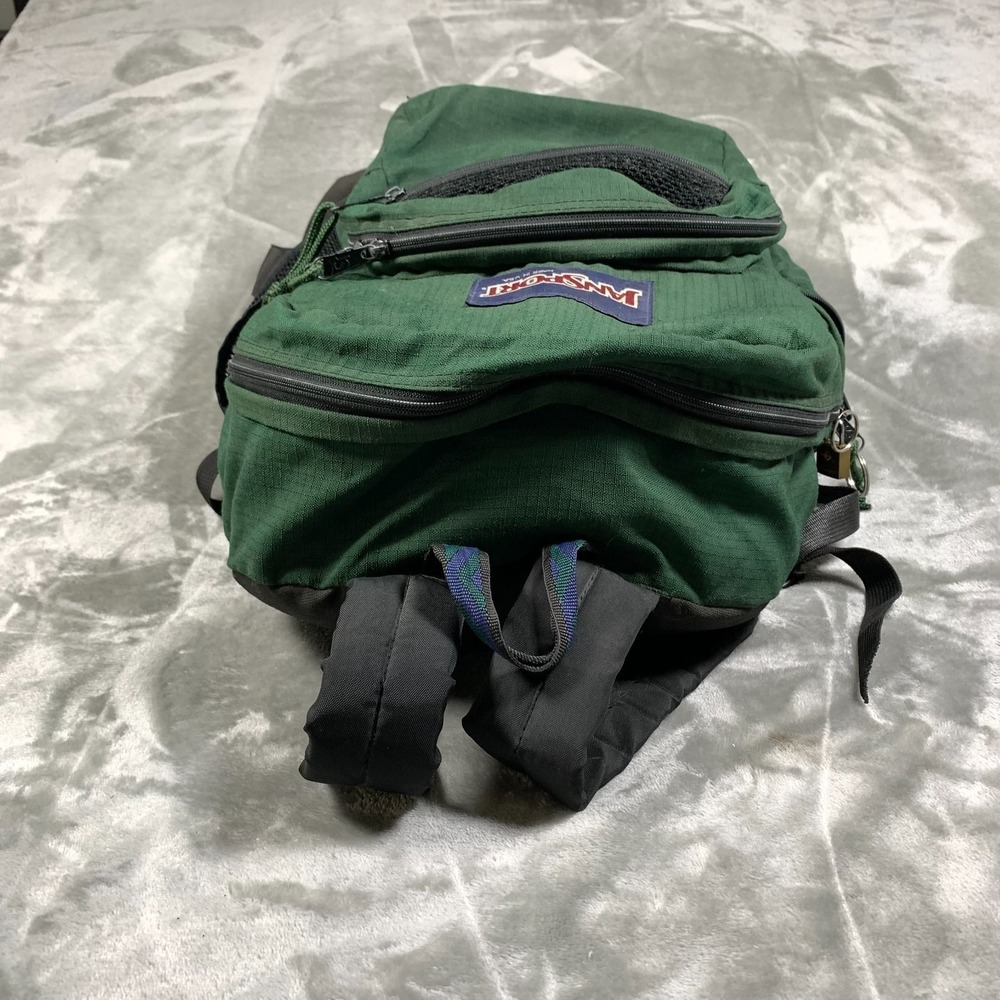 Vintage JanSport Backpack Day‎ Pack Green Made in USA… - Gem